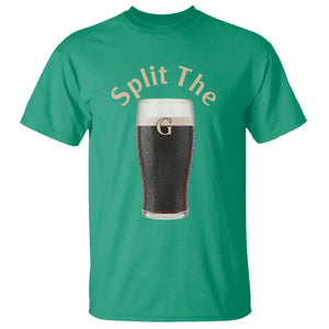 Funny Irish Beer Split The G T Shirt St Patricks Day Stout Beer Drinking Day TS11 Irish Green Print Your Wear