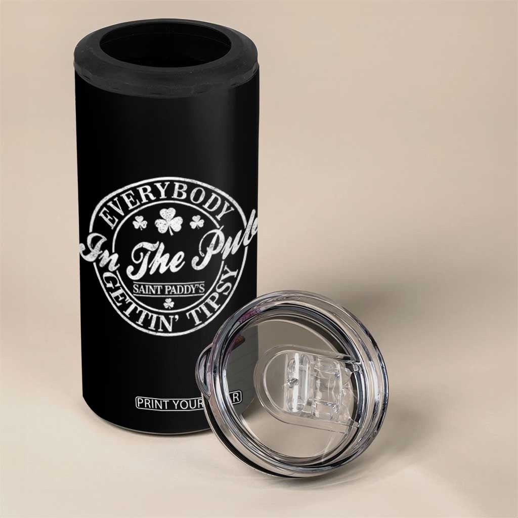 Everybody In The Pub Gettin Tipsy 4 in 1 Can Cooler Tumbler Funny St Patricks Day Beer Drinking TS11 Print Your Wear