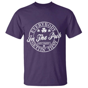 Everybody In The Pub Gettin Tipsy T Shirt Funny St Patricks Day Beer Drinking TS11 Purple Print Your Wear