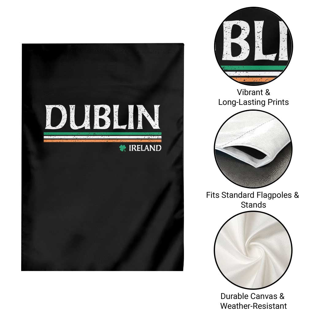 Dublin Ireland Garden Flag Ireland Flag Souvenirs St Patricks Day Shamrock TS11 Print Your Wear