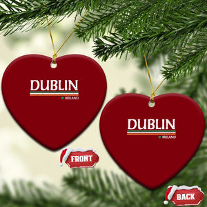 Dublin Ireland Ceramic Ornament Ireland Flag Souvenirs St Patricks Day Shamrock TS11 Print Your Wear