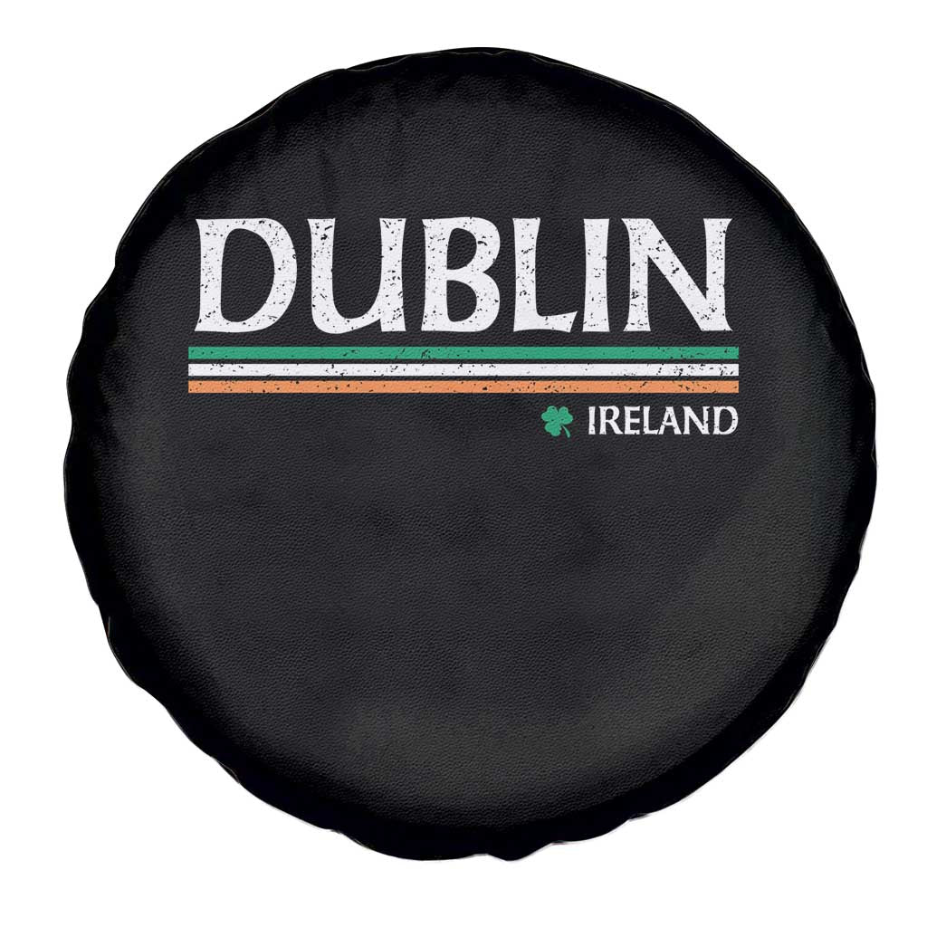 Dublin Ireland Spare Tire Cover Ireland Flag Souvenirs St Patricks Day Shamrock TS11 Print Your Wear