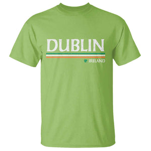 Dublin Ireland T Shirt Ireland Flag Souvenirs St Patricks Day Shamrock TS11 Lime Print Your Wear