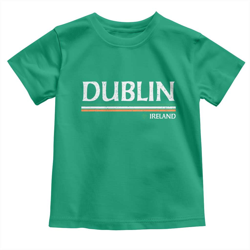 Dublin Ireland Toddler T Shirt Ireland Flag Souvenirs St Patricks Day Shamrock TS11 Irish Green Print Your Wear