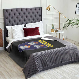 Dublin Ireland Throw Blanket The Coat of Arms of Dublin Three Burning Castles TS11 Print Your Wear