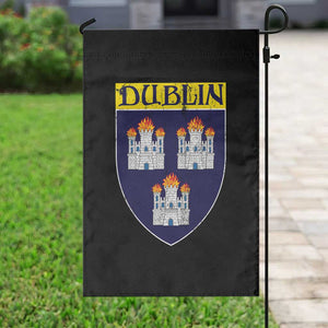 Dublin Ireland Garden Flag The Coat of Arms of Dublin Three Burning Castles TS11 Print Your Wear