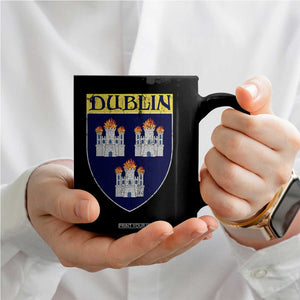Dublin Ireland Coffee Mug The Coat of Arms of Dublin Three Burning Castles TS11 Print Your Wear