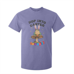 Funny Hop Into Easter T Shirt For Kid Easter Day Frog Bunny Egg TS11 Violet Print Your Wear