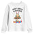Funny Hop Into Easter Youth Sweatshirt Easter Day Frog Bunny Egg TS11 White Print Your Wear
