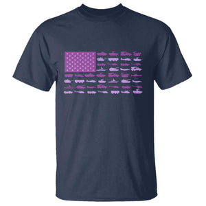 Military Child Month Military Transport American Flag T Shirt TS11 Navy Print Your Wear