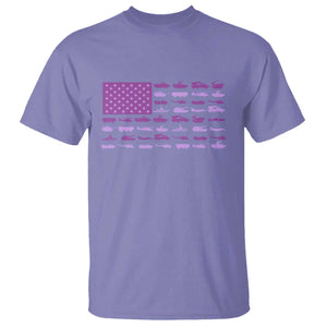Military Child Month Military Transport American Flag T Shirt TS11 Violet Print Your Wear