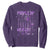 Purple Up Military Child Sweatshirt Dandelion Vintage American Flag Military Child Month TS11 Purple Print Your Wear