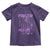 Purple Up Military Child Toddler T Shirt Dandelion Vintage American Flag Military Child Month TS11 Purple Print Your Wear