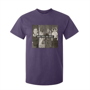 Girls Will Be Girls T Shirt For Kid Feminist Empowerment Historical Icons TS11 Purple Print Your Wear