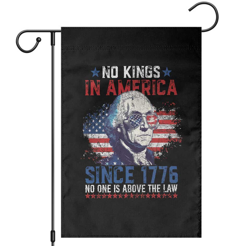 Funny No King In America Since 1776 No One Is Above The Law Garden Flag George Washington TS11 Black Print Your Wear