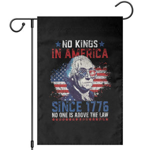 Funny No King In America Since 1776 No One Is Above The Law Garden Flag George Washington TS11 Black Print Your Wear
