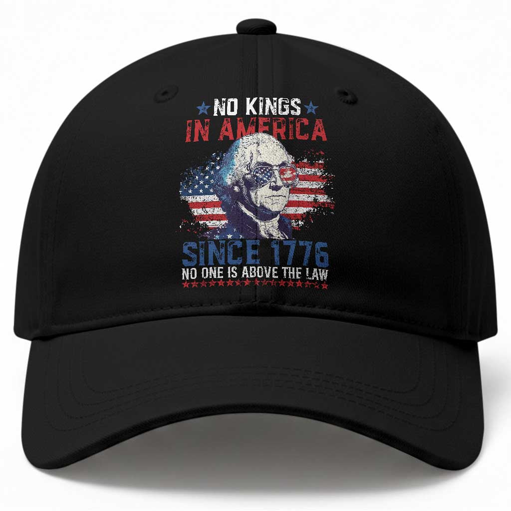 Funny No King In America Since 1776 No One Is Above The Law Baseball Cap George Washington TS11 Print Your Wear