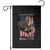 Funny Rejecting Kings Since 1776 Garden Flag Vintage American Flag Bald Eagle TS11 Black Print Your Wear