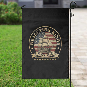 Funny Rejecting Kings Since 1773 Garden Flag Vintage Patriotic USA TS11 Print Your Wear