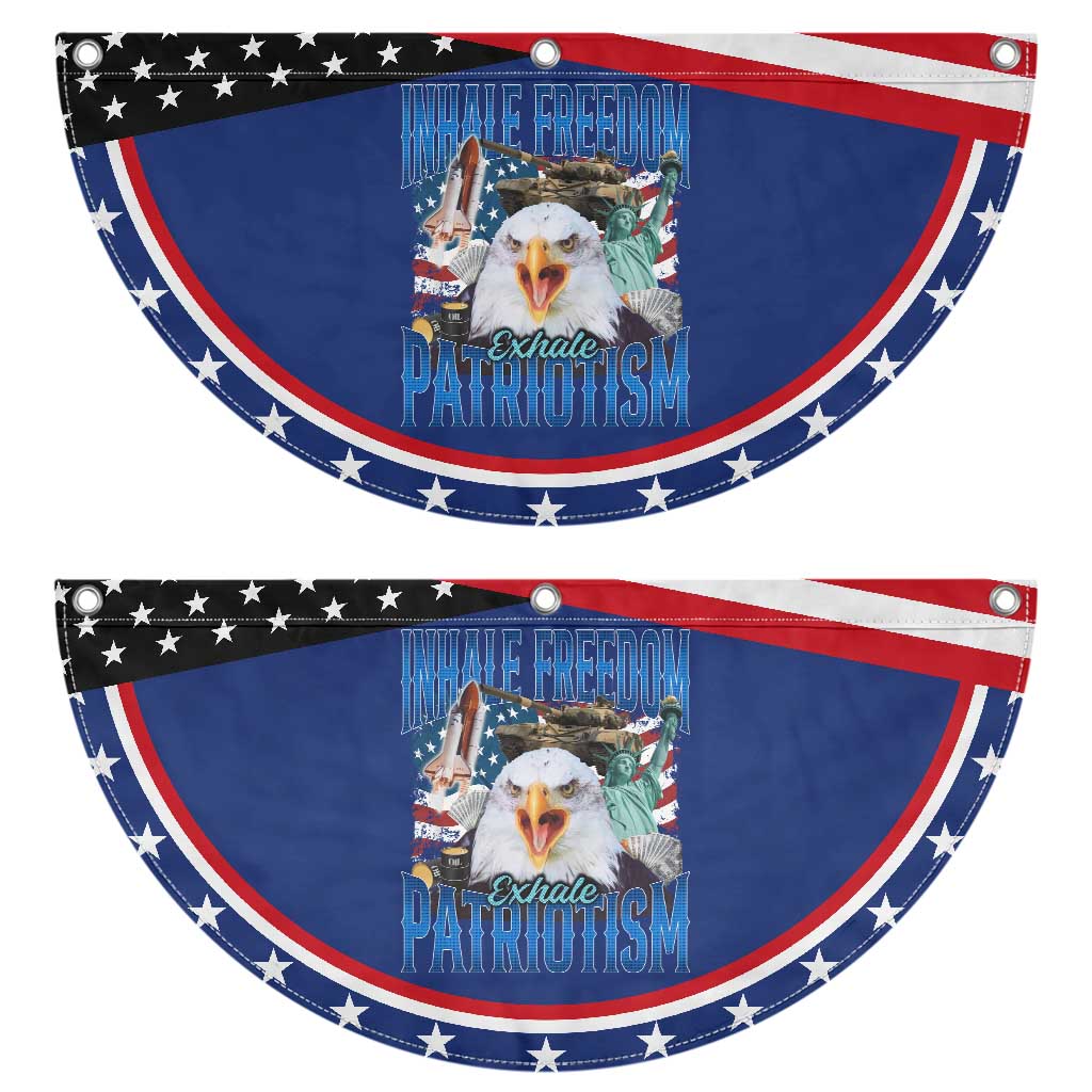 Funny Inhale Freedom Exhale Patriotism Patriotic Fan Flag American Pride Eagle 4th Of July