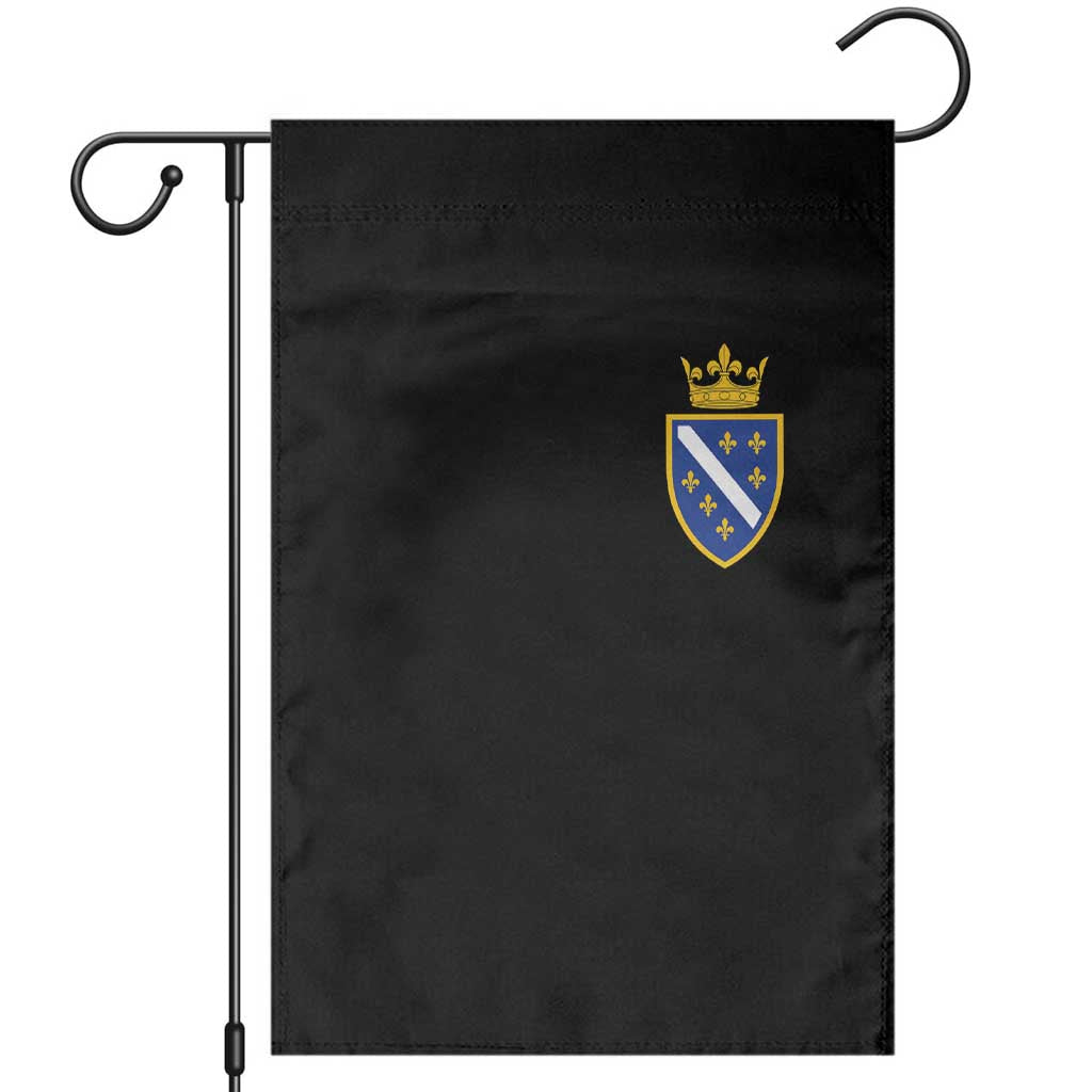 Bosnia and Herzegovina Flag Emblem with Crown Garden Flag