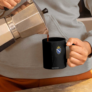Bosnia and Herzegovina Flag Emblem with Crown Coffee Mug