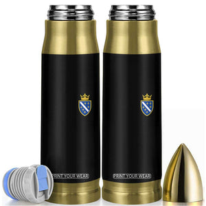 Bosnia and Herzegovina Flag Emblem with Crown Bullet Tumbler