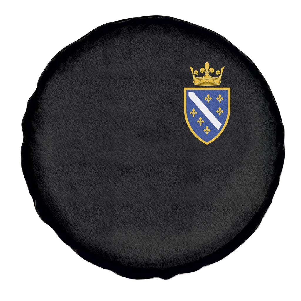 Bosnia and Herzegovina Flag Emblem with Crown Spare Tire Cover