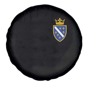 Bosnia and Herzegovina Flag Emblem with Crown Spare Tire Cover