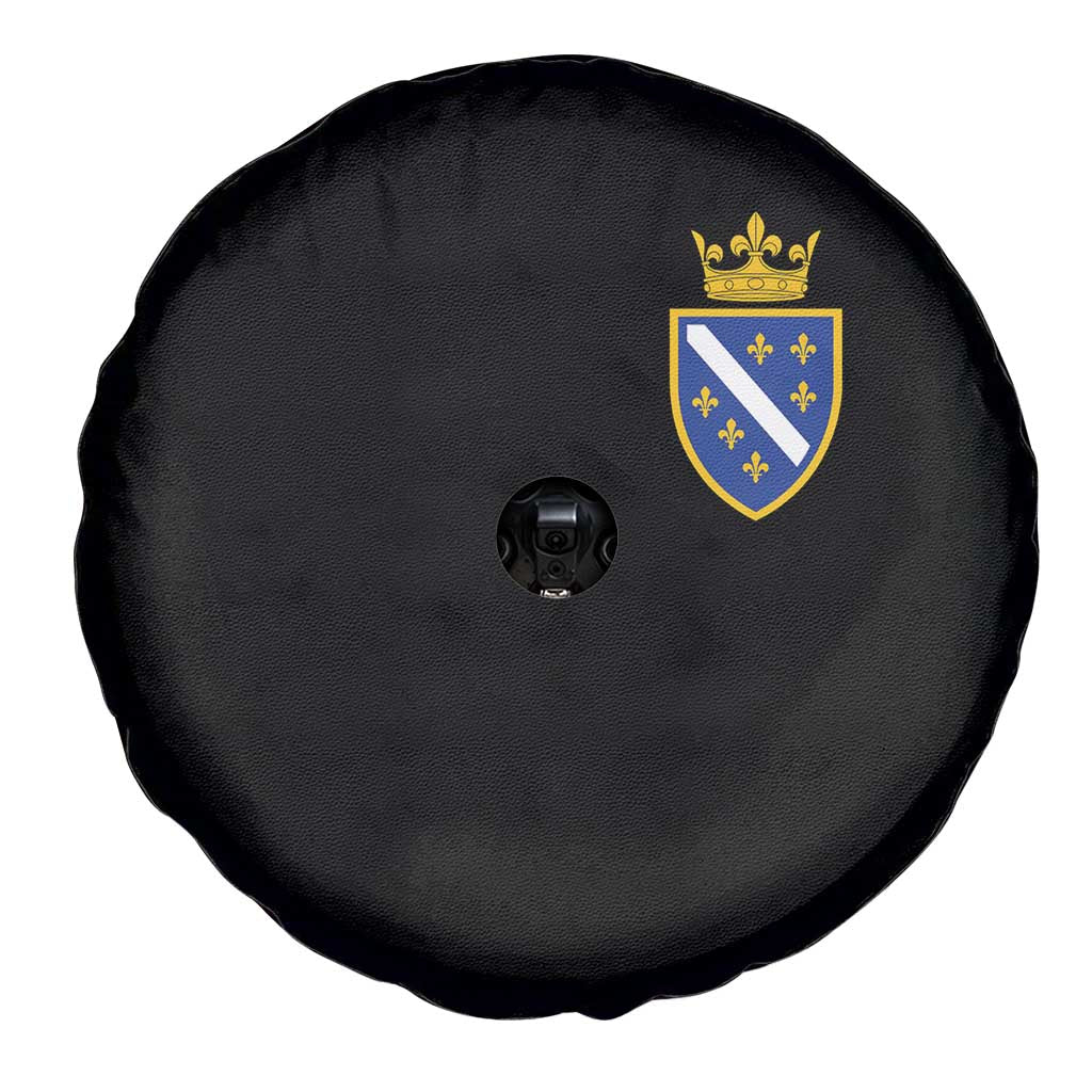 Bosnia and Herzegovina Flag Emblem with Crown Spare Tire Cover