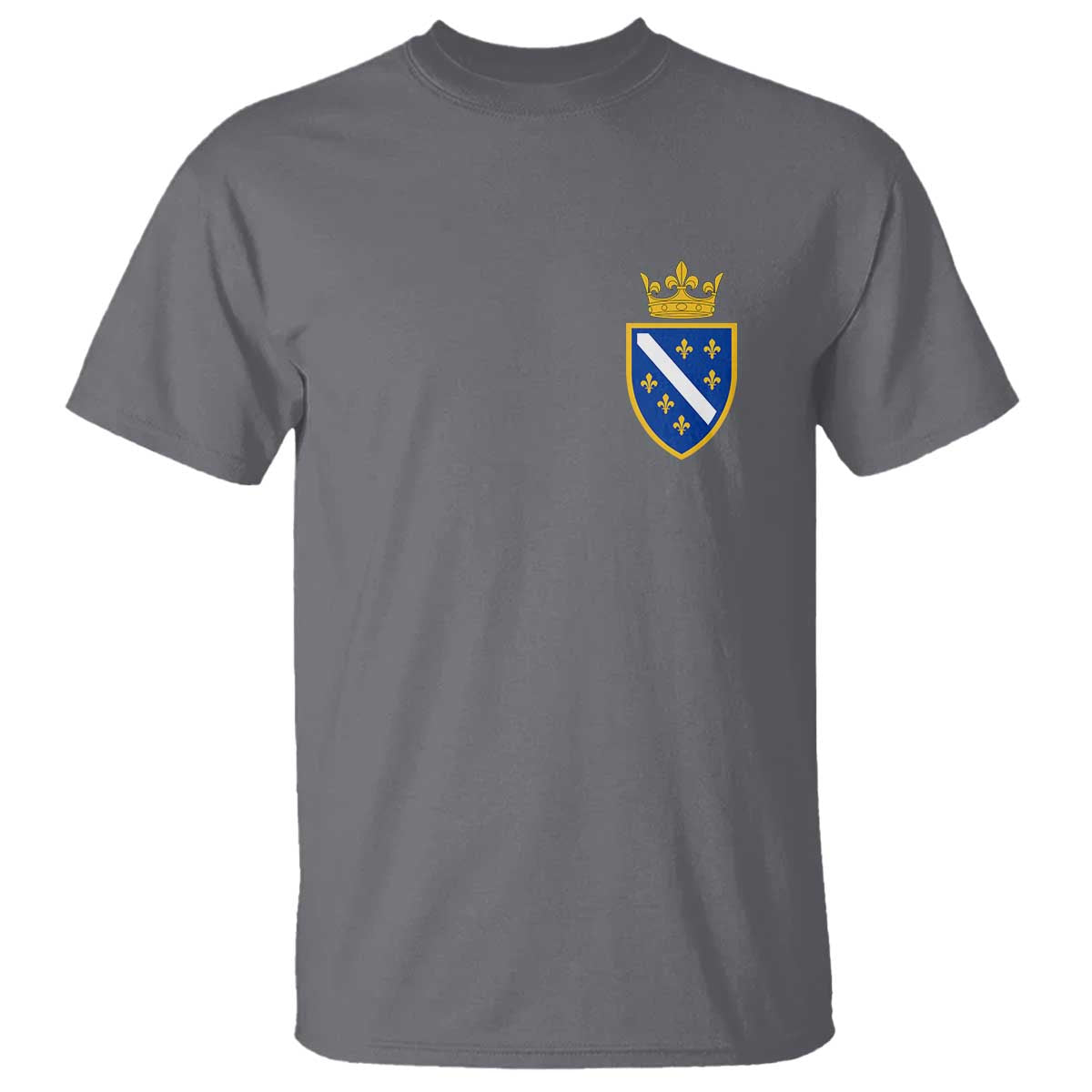 Bosnia and Herzegovina Flag Emblem with Crown T Shirt