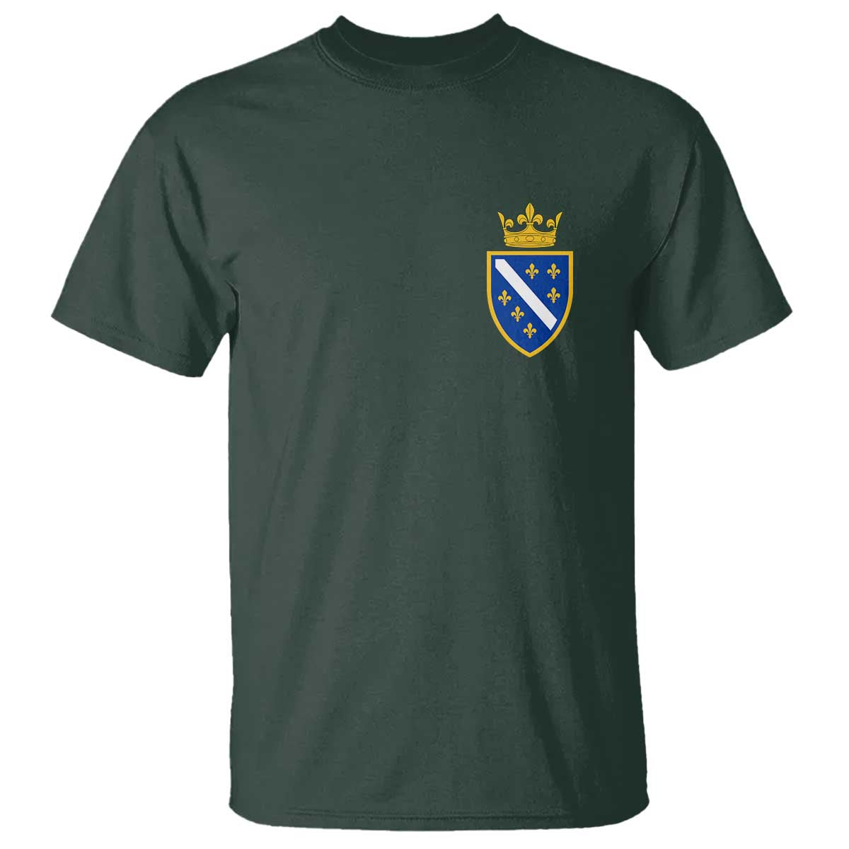 Bosnia and Herzegovina Flag Emblem with Crown T Shirt