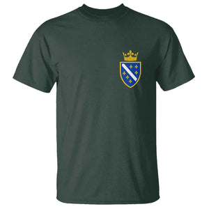 Bosnia and Herzegovina Flag Emblem with Crown T Shirt