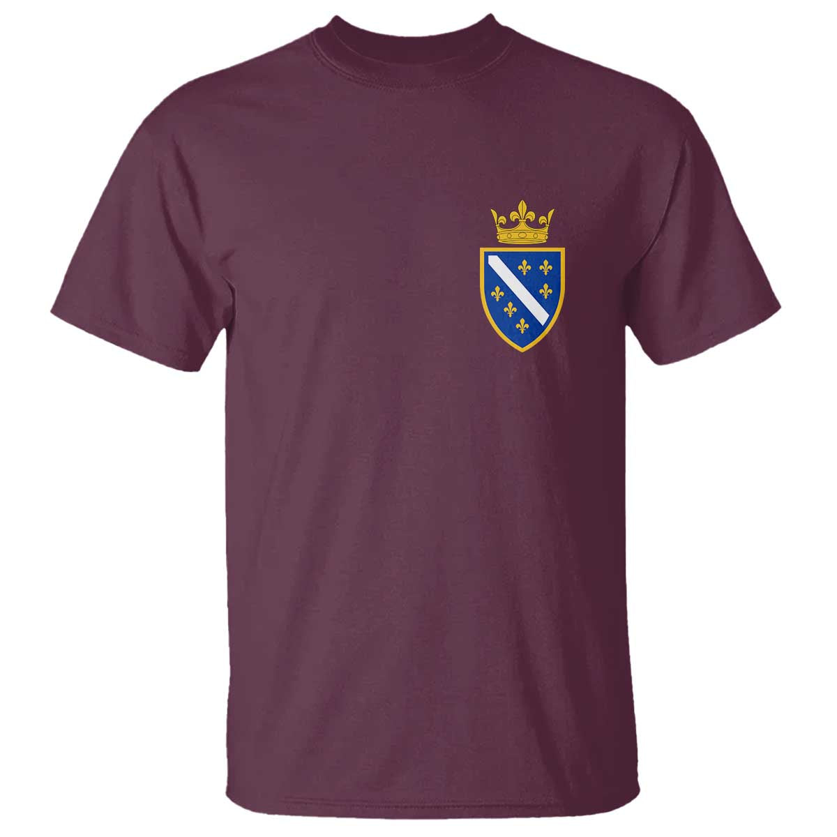 Bosnia and Herzegovina Flag Emblem with Crown T Shirt