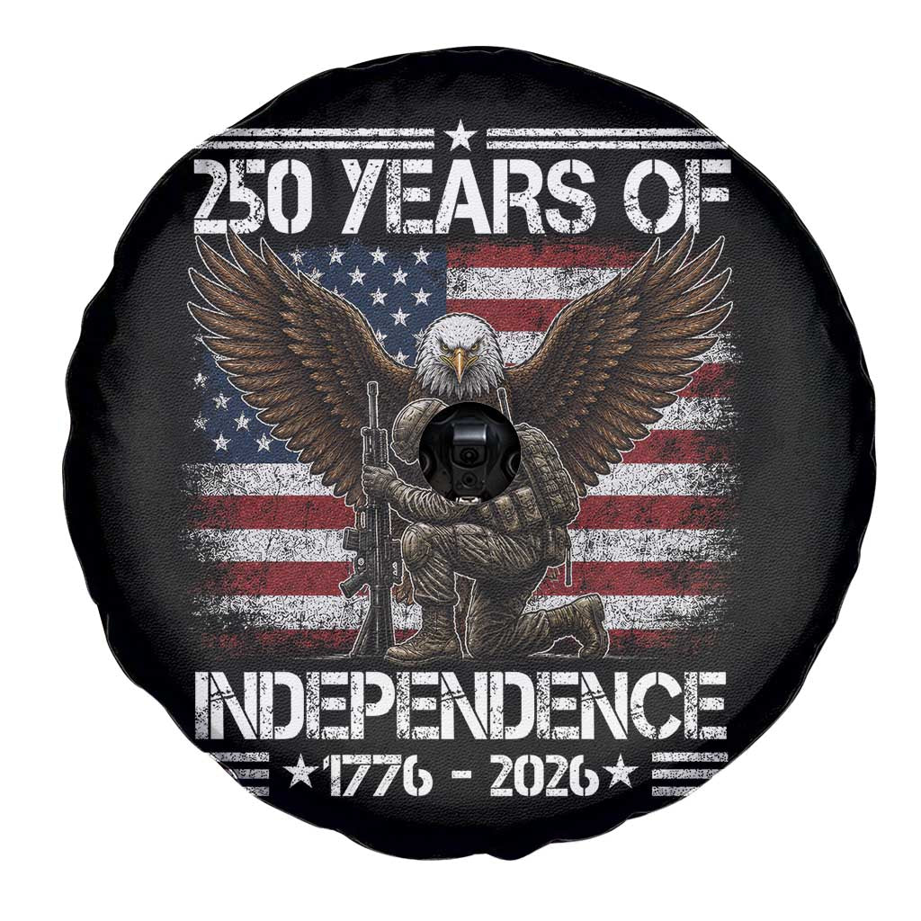 250 Years Of Independence Military Army Spare Tire Cover 250th Anniversary USA Bald Eagle