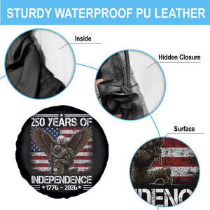 250 Years Of Independence Military Army Spare Tire Cover 250th Anniversary USA Bald Eagle