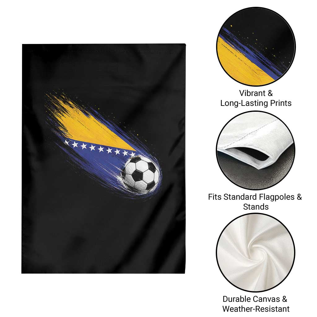 Bosnia and Herzegovina Soccer Lover Bosnian Flag Garden Flag