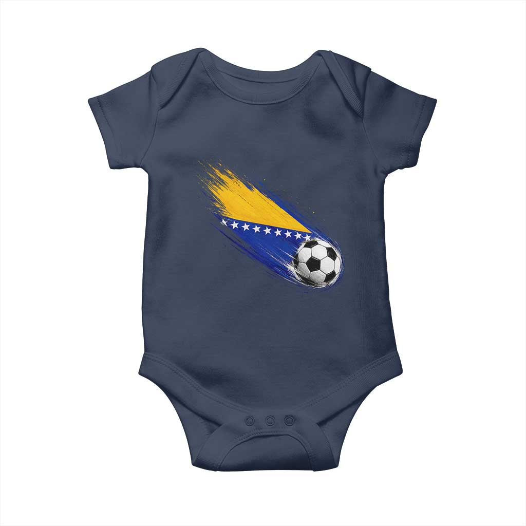 Bosnia and Herzegovina Soccer Lover Bosnian Flag Baby Onesie