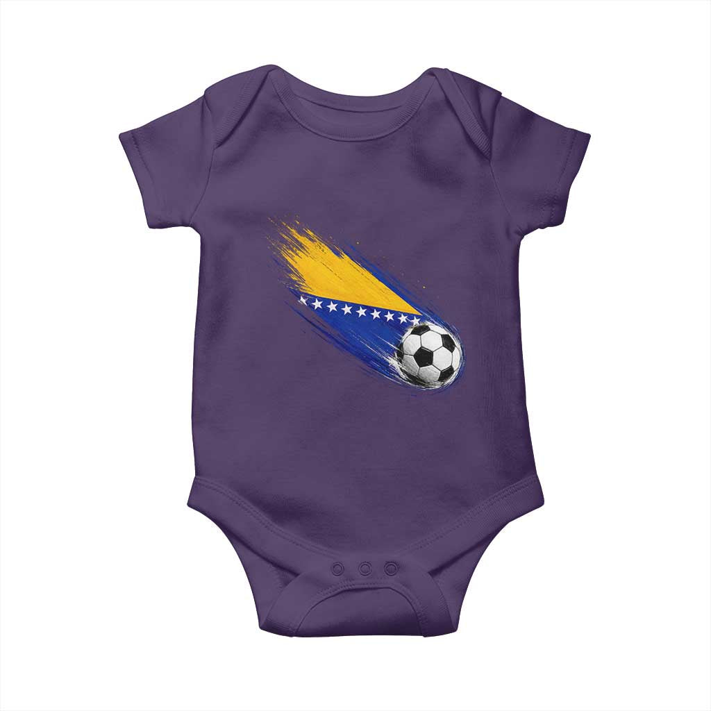 Bosnia and Herzegovina Soccer Lover Bosnian Flag Baby Onesie