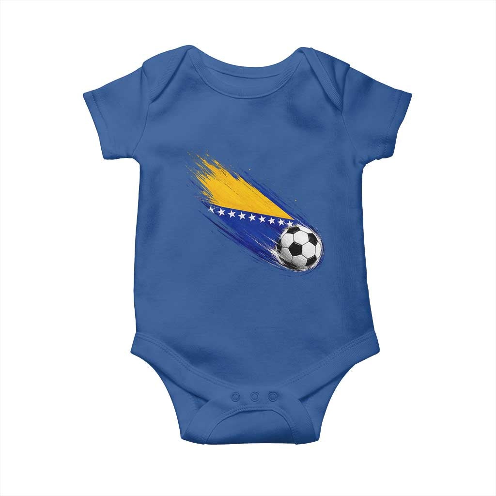 Bosnia and Herzegovina Soccer Lover Bosnian Flag Baby Onesie