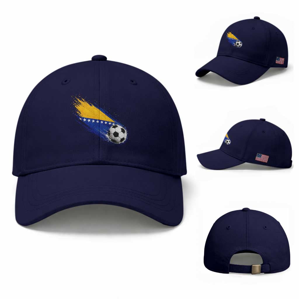 Bosnia and Herzegovina Soccer Lover Bosnian Flag Baseball Cap