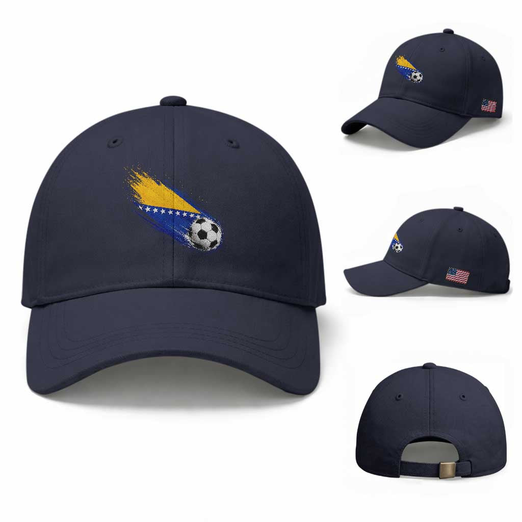 Bosnia and Herzegovina Soccer Lover Bosnian Flag Baseball Cap