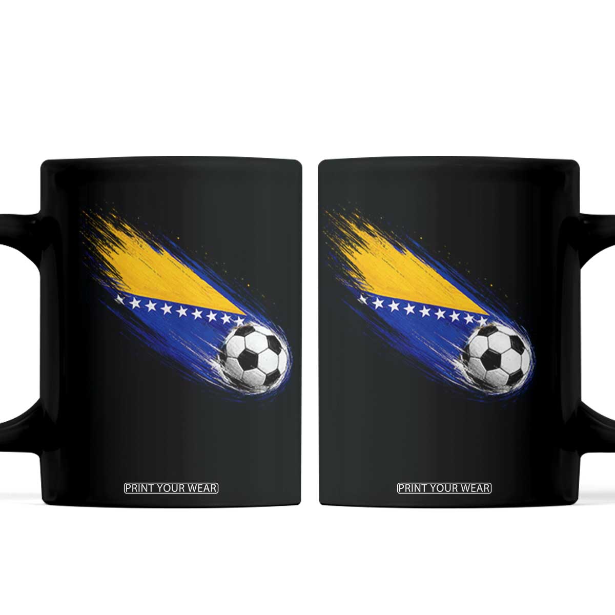 Bosnia and Herzegovina Soccer Lover Bosnian Flag Coffee Mug