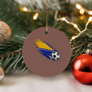 Bosnia and Herzegovina Soccer Lover Bosnian Flag Ceramic Ornament