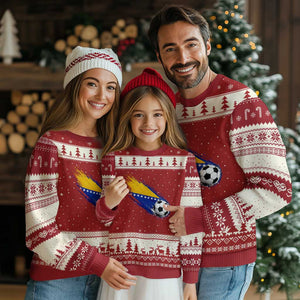 Bosnia and Herzegovina Soccer Lover Bosnian Flag Ugly Christmas Sweater