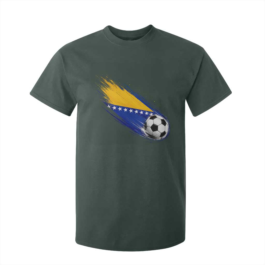 Bosnia and Herzegovina Soccer Lover Bosnian Flag T Shirt For Kid