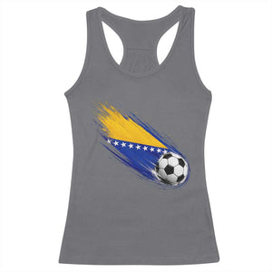 Bosnia and Herzegovina Soccer Lover Bosnian Flag Racerback Tank Top