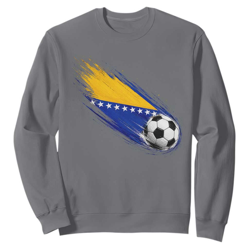 Bosnia and Herzegovina Soccer Lover Bosnian Flag Sweatshirt