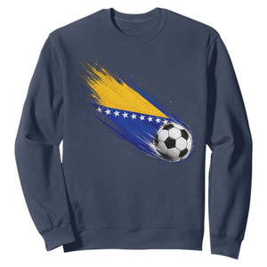 Bosnia and Herzegovina Soccer Lover Bosnian Flag Sweatshirt