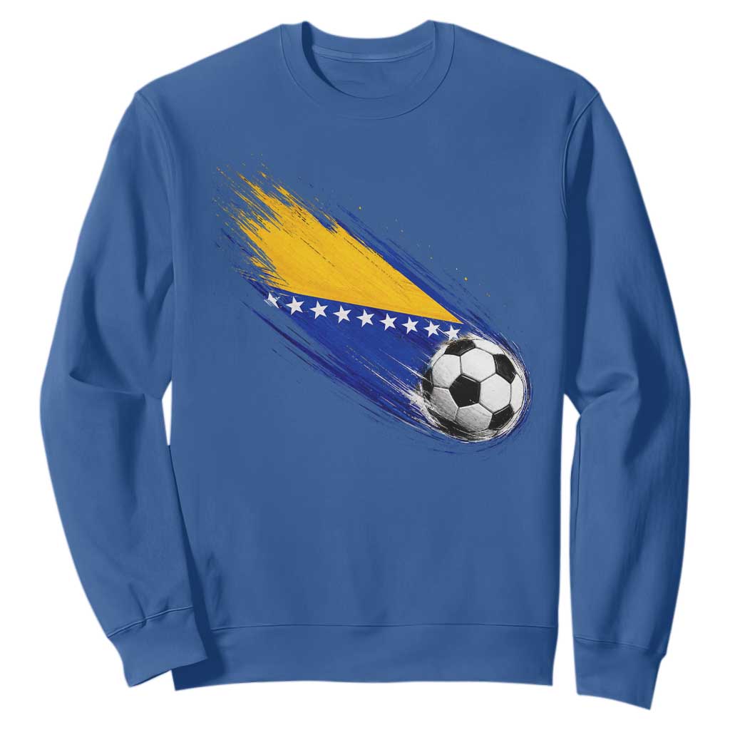 Bosnia and Herzegovina Soccer Lover Bosnian Flag Sweatshirt